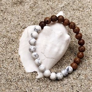 “Lumber” Beaded Bracelet | Marble